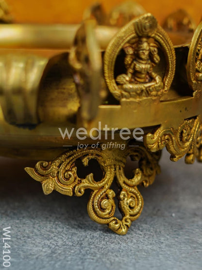 Brass Lakshmi Urli with Ashtalakshmi - WL4100
