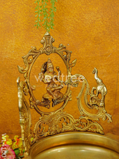 Brass Lakshmi Urli with Ashtalakshmi - WL4100