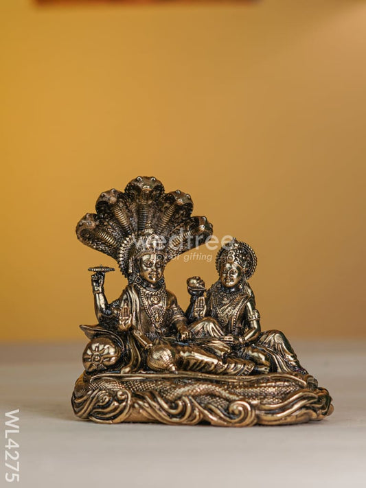 Brass Lakshmi-Vishnu on Sheshnag - WL4275
