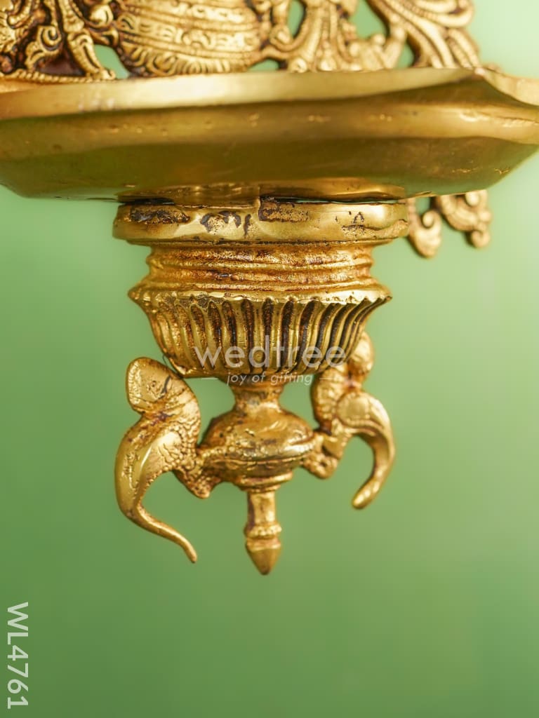 Brass Lakshmi Wall Hanging - 14 inch - WL4761