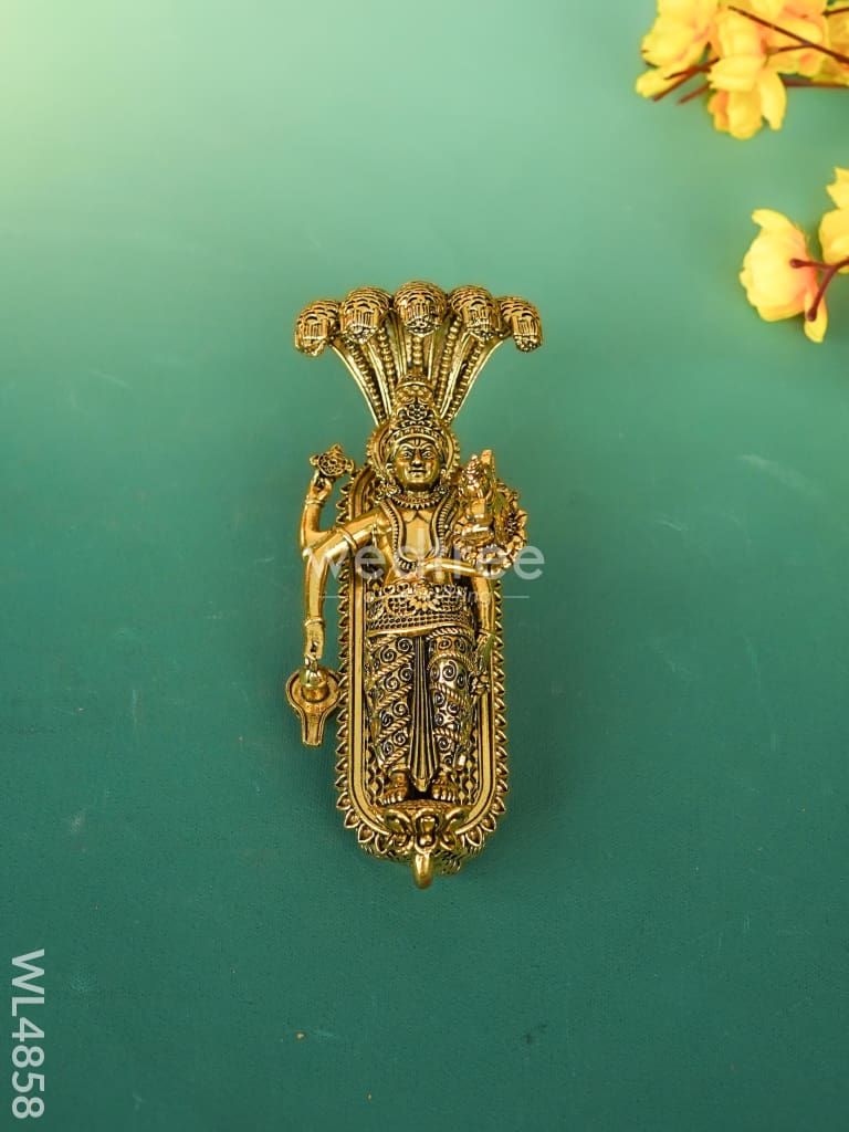 Brass Lord Padmanabha Swamy Idol - 8 inch - WL4858