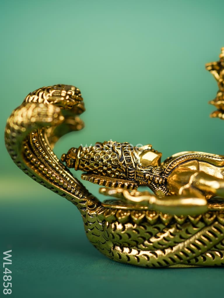 Brass Lord Padmanabha Swamy Idol - 8 inch - WL4858