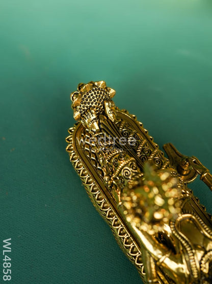 Brass Lord Padmanabha Swamy Idol - 8 inch - WL4858