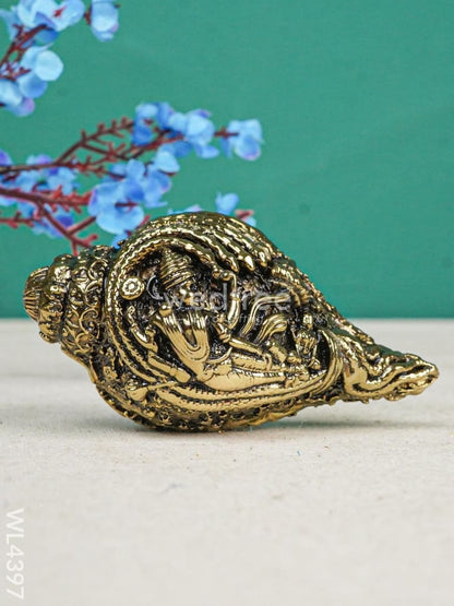 Brass Lord Vishnu Shank - WL4397