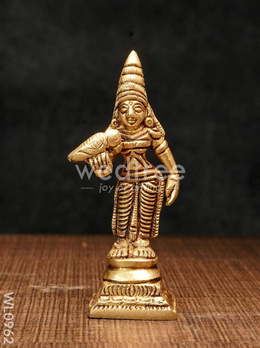 Brass Madurai Meenakshi - WL0962