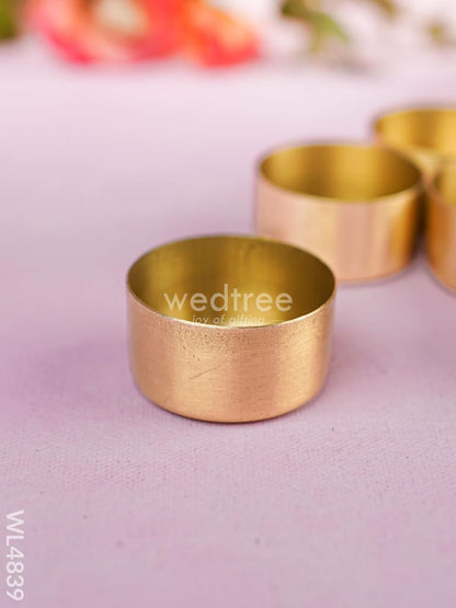 Brass Masala Dibbi - 5 inch - WL4839