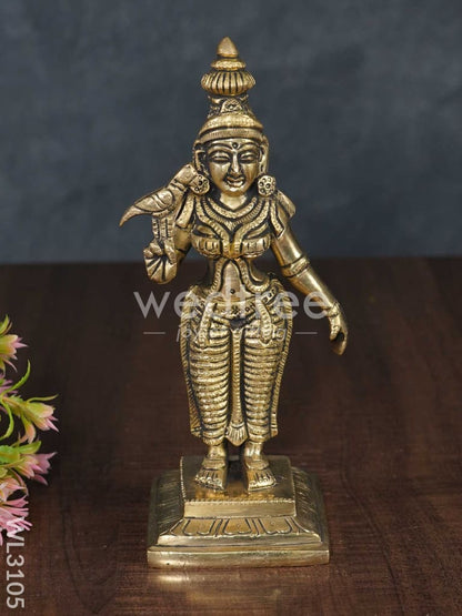 Brass Meenakshi Idol - WL3105