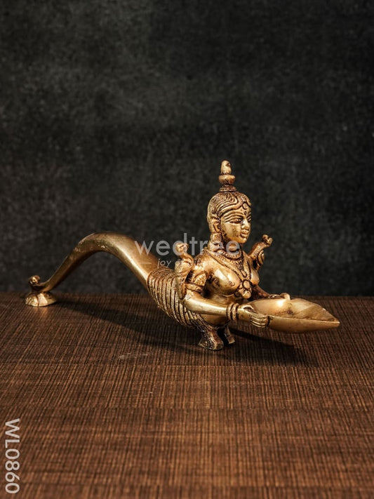 Brass Naaga Devi Diya - WL0860