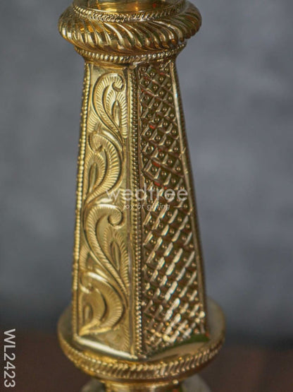 Brass Nagas Kuthu Vilakku with Lakshmi  ( set of 2 ) - WL2423