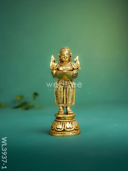 Brass Paavai Diya - Set of 2 - WL3937