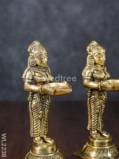 Brass Paavai Vilaku - WL2238