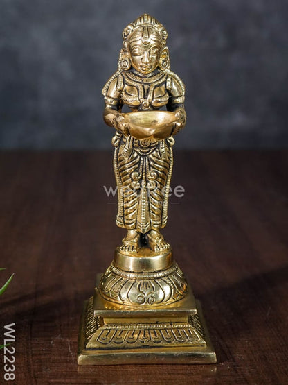 Brass Paavai Vilaku - WL2238