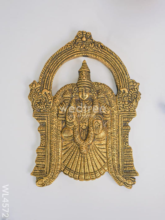 Brass Padmavathi Thayar Wall Hanging - WL4572
