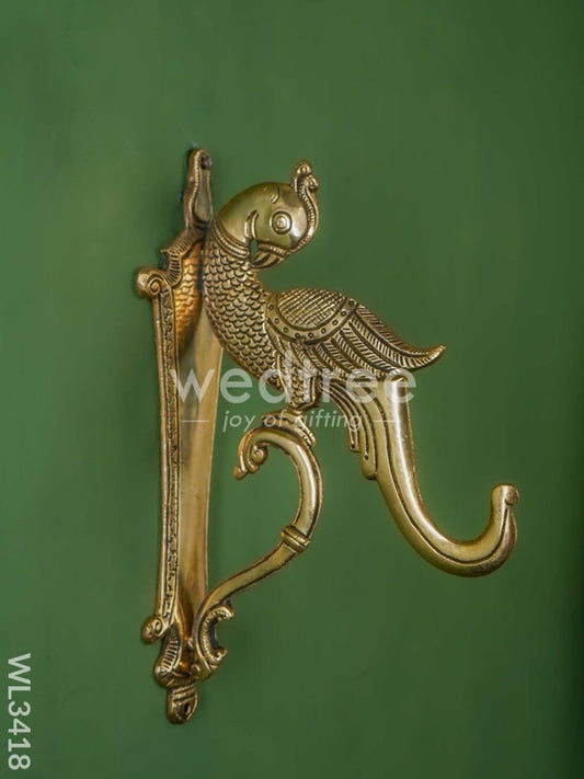 Brass Parrot Bracket - WL3418