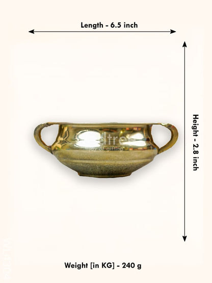 Brass Plain Urli - 5 inch - WL4304