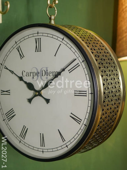 Brass - Railway Clock - 12 Inches - WL2027
