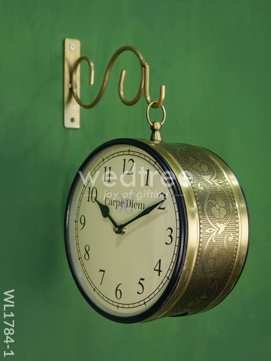 Brass - Railway Clock - 8 Inches - WL1784