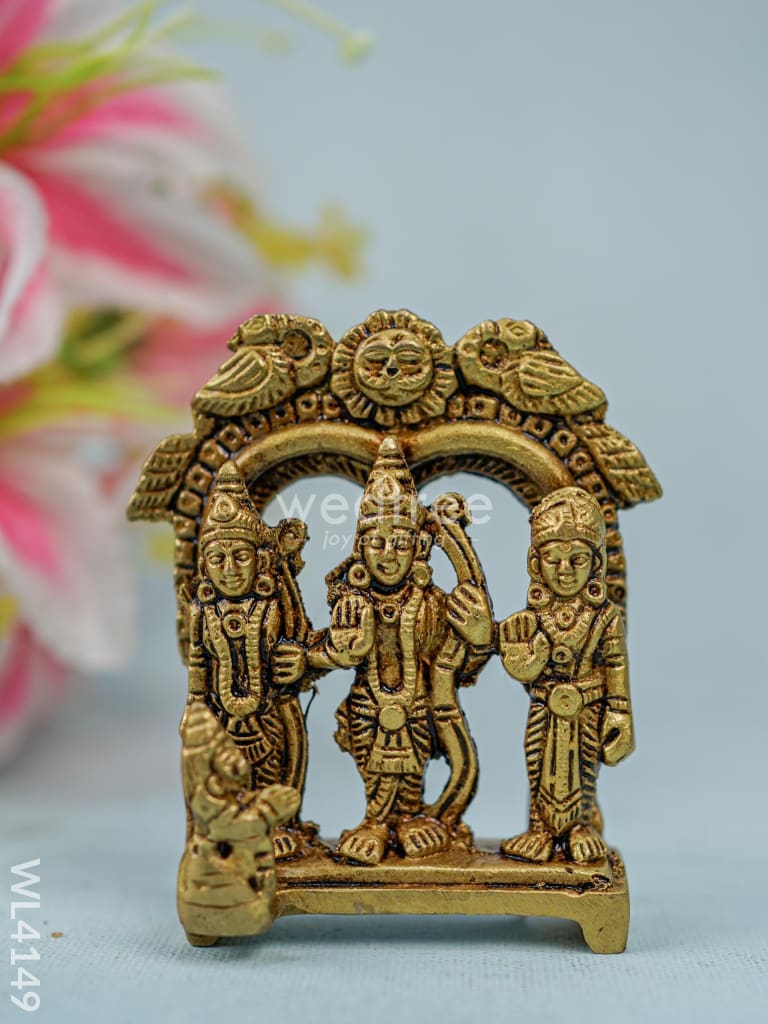 Brass Ram Darbar in Frame  - WL4149-1