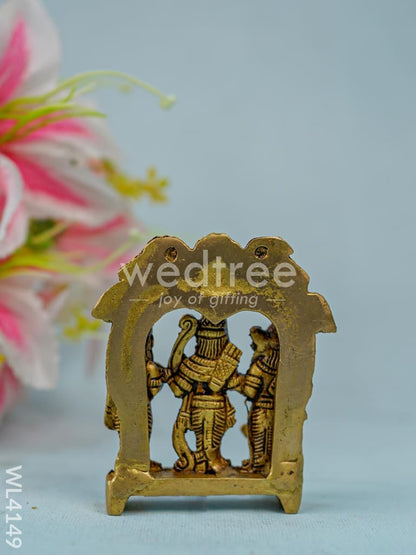 Brass Ram Darbar in Frame  - WL4149