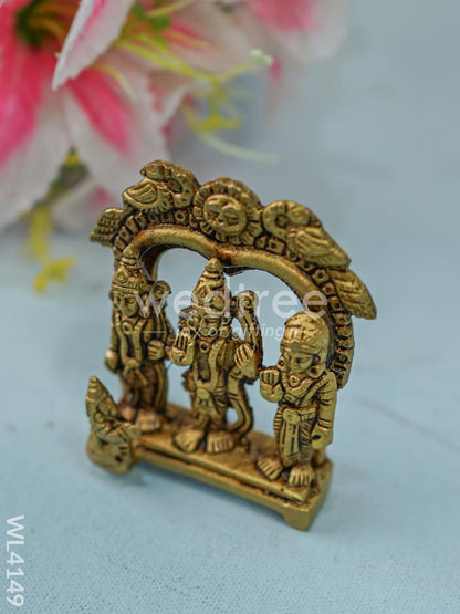 Brass Ram Darbar in Frame  - WL4149