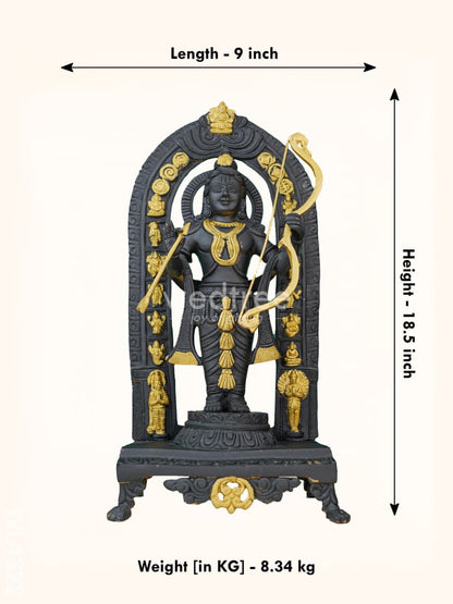 Brass Ram Lalla Statue - WL4322