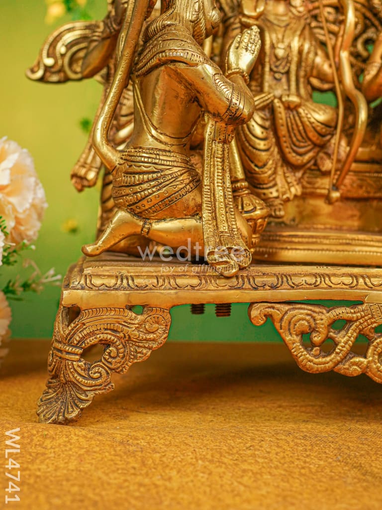 Brass Ram Pattabhishekam Idol - 22 inch - WL4741