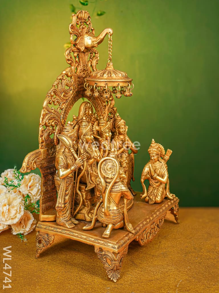 Brass Ram Pattabhishekam Idol - 22 inch - WL4741