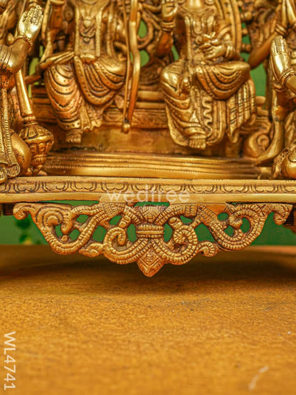 Brass Ram Pattabhishekam Idol - 22 inch - WL4741