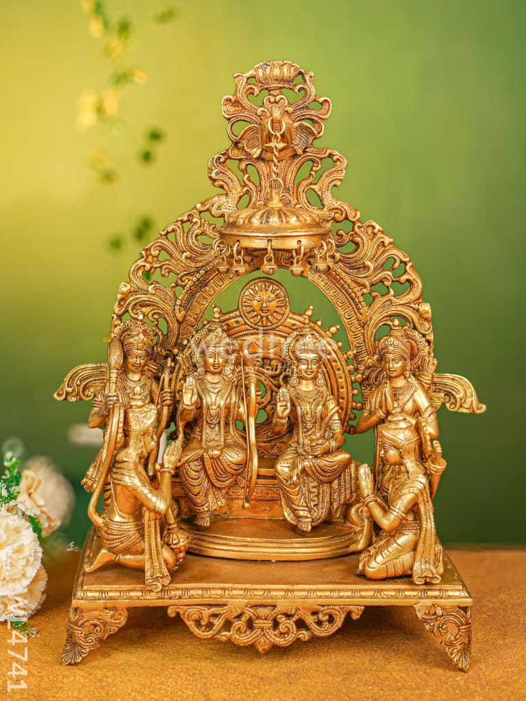Brass Ram Pattabhishekam Idol - 22 inch - WL4741