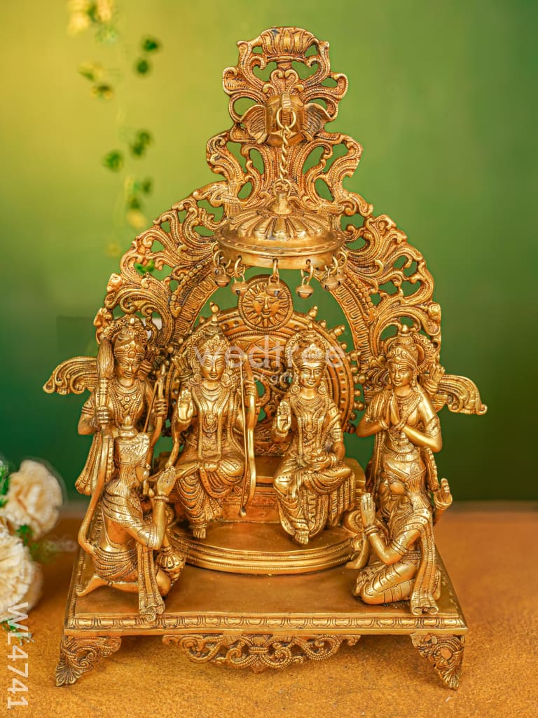 Brass Ram Pattabhishekam Idol - 22 inch - WL4741