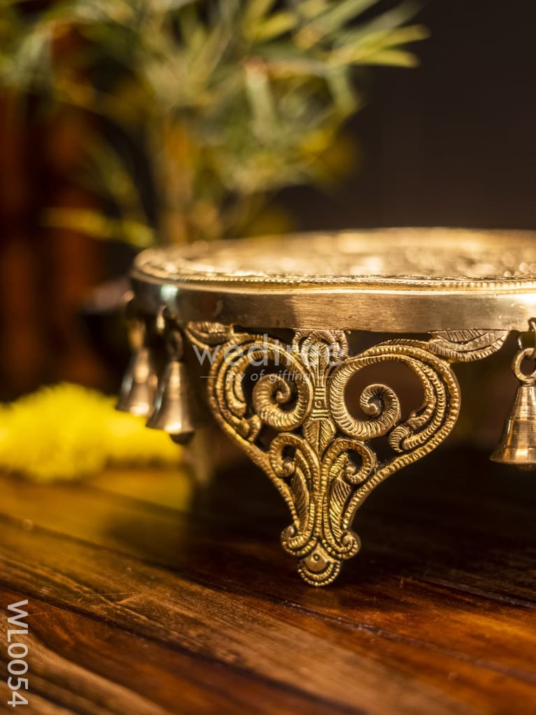 Brass Round Chowki - WL0054