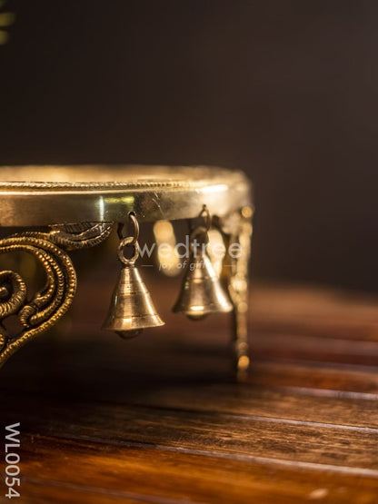 Brass Round Chowki - WL0054