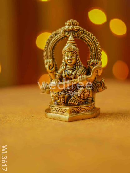 Brass Saraswathi Idol - WL3617