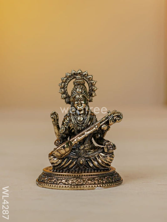 Brass Saraswathi Idol - WL4287