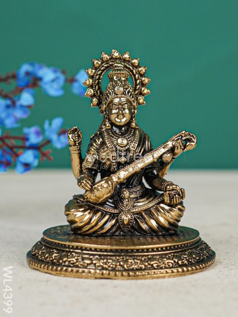 Brass Saraswathi Idol - WL4399
