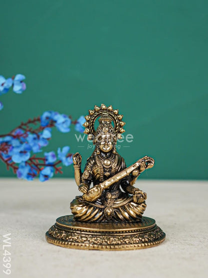 Brass Saraswathi Idol - WL4399