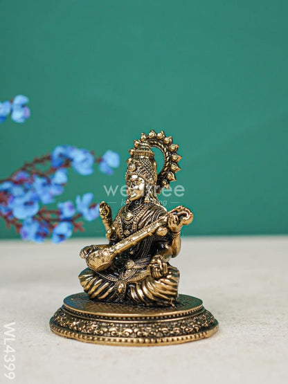 Brass Saraswathi Idol - WL4399
