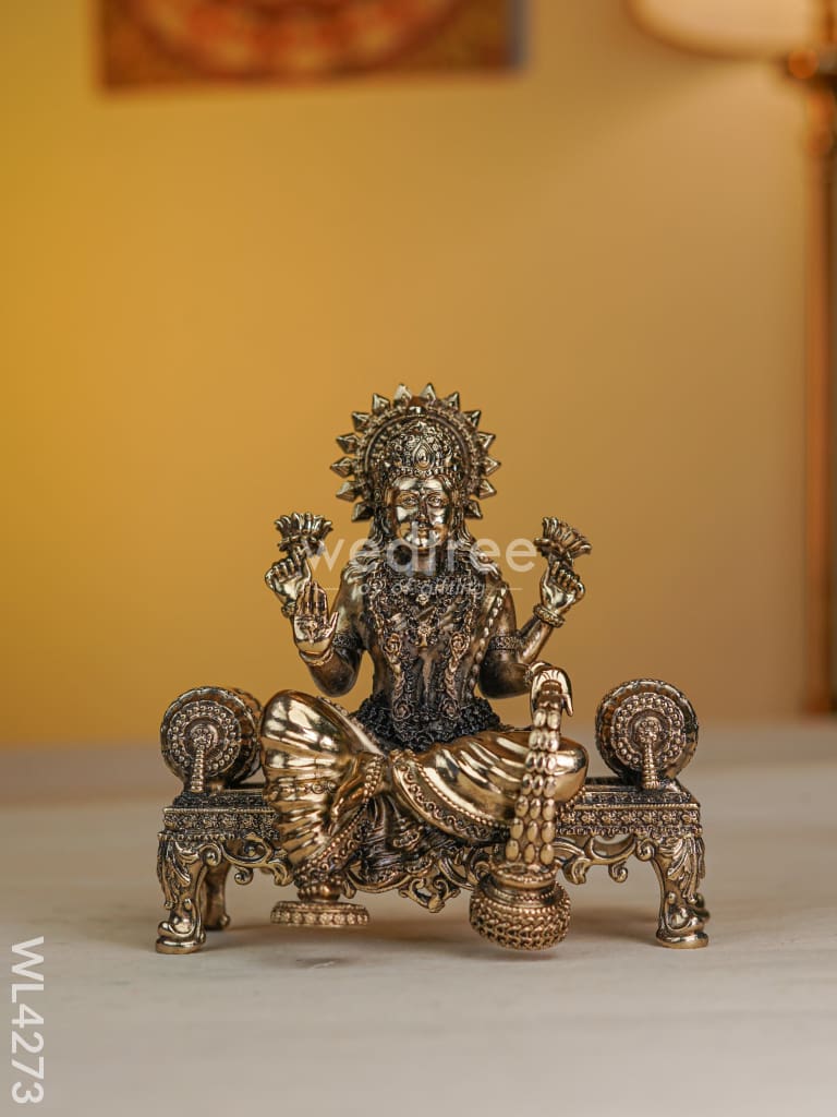 Brass Seated Lakshmi - WL4273