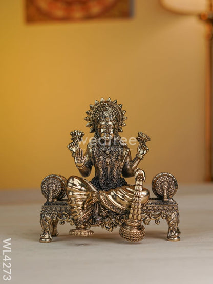 Brass Seated Lakshmi - WL4273