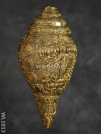 Brass Shank - Dasavathar Wall Hanging (Black Antique Finish) - WL1813