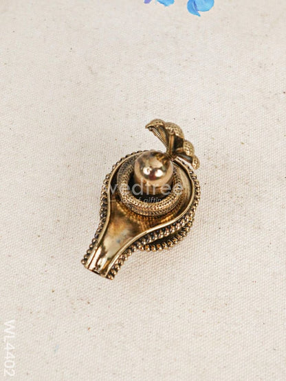 Brass Shivalingam with Snake Idol - WL4402