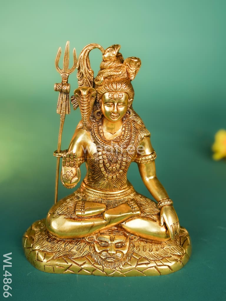 Brass Shivan Idol - 11 inch - WL4866