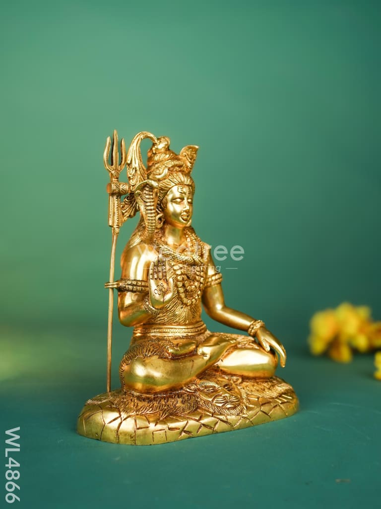 Brass Shivan Idol - 11 inch - WL4866