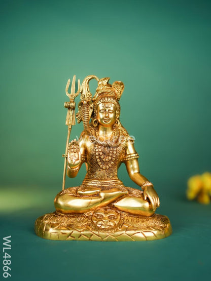 Brass Shivan Idol - 11 inch - WL4866