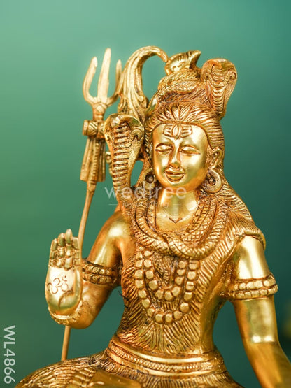 Brass Shivan Idol - 11 inch - WL4866