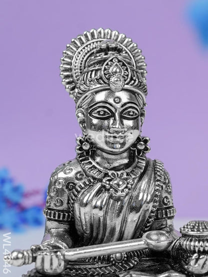 Brass Silver Antique Annapoorani - WL4346