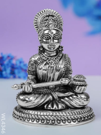 Brass Silver Antique Annapoorani - WL4346