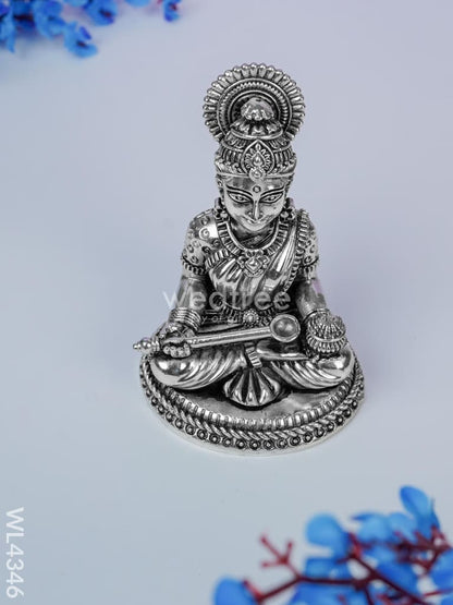 Brass Silver Antique Annapoorani - WL4346