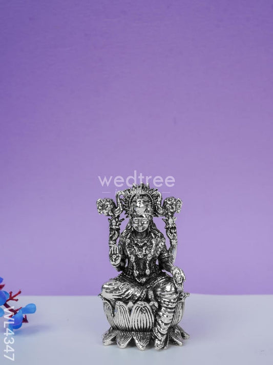 Brass Silver Antique Lakshmi - WL4347