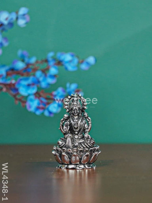 Brass Silver Antique Lakshmi - WL4348 -1